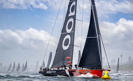 tuoni fulmini sulla partenza della sydney hobart