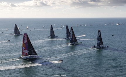 arkea ultim challenge alla partenza da brest una folla quot oceanica quot