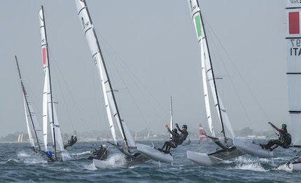 cagliari luca marcis lorenzo sirena alice cacciotti vincono la nazionale multiclasse catamarani