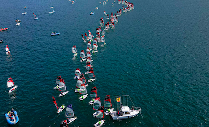 garda gran finale dell openskiff eurochallenge 1e della regata internazionale rs aero