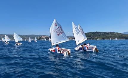 optimist ad agropoli brillano ragazzi della lni di ostia