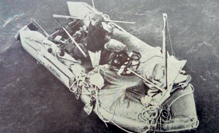 libri alain bombard naufrago volontario 65 giorni in balia dell atlantico