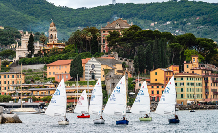 trofeo siad tornano dinghy nel golfo di portofino