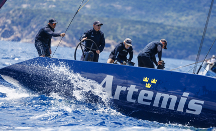 rc44 oggi sfida finale tra nika artemis