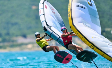 maddalena spanu si riconferma campionessa europea di wingfoil racing
