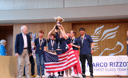 optimist vince il trofeo rizzotti 2025 il team americano st petersburg