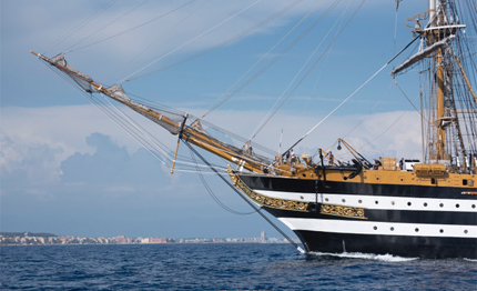 il saluto della vespucci alla citt 224 di anzio