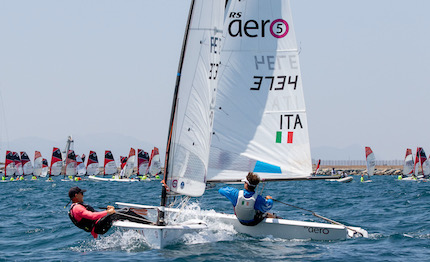 cagliari due prove nella prima giornata della regata nazionale openskiff rs aero