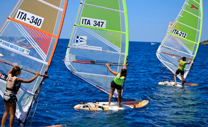 talamone coppa italia techno 293 oro per teresa medde daria pavone
