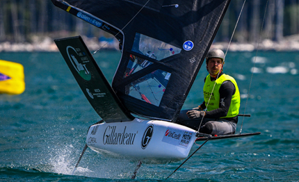 onda vento spettacolo al mondiale moth