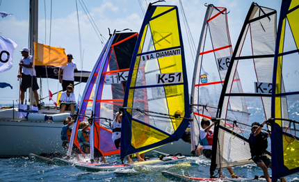 coppa primavela kinder joy of moving crotone 2025 secondo giorno di regate