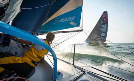 the ocean race europe la flotta si compatta ushant