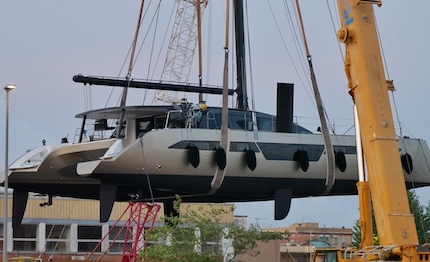 varata la nuova ammiraglia di comar yachts cat