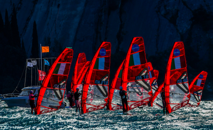 primo giorno di regate ai campionati italiani giovanili in singolo