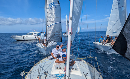 il j24 pugliese jebedee si impone ad agropoli stravince la quinta tappa del circuito nazionale j24