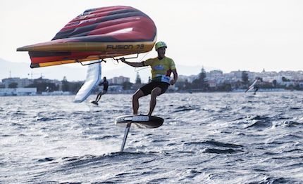 wing foil mondiale domani cagliari le medal series