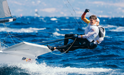 cagliari conclusione spettacolare per mondiali 49er 49erfx nacra