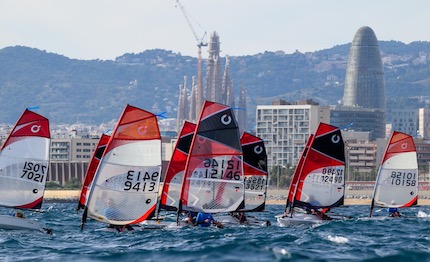 open skiff azzurrini grandi barcellona