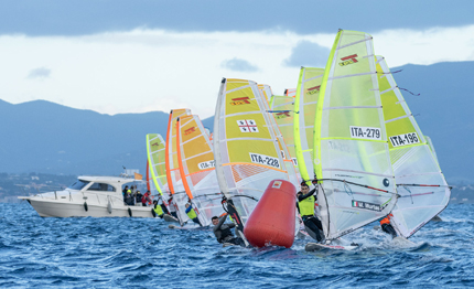 cagliari un bel maestrale per techno 293 iqfoil