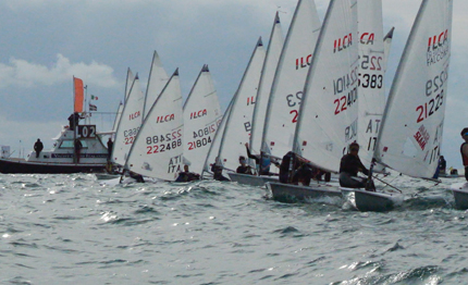 la classe ilca all international genoa winter contest