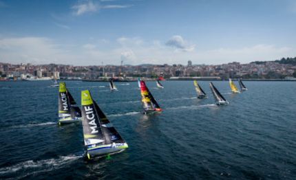 solitaire du figaro partita la 2a tappa da vigo pornichet