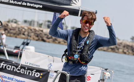 solitaire du figaro paul loiseau conquista la seconda tappa pornichet
