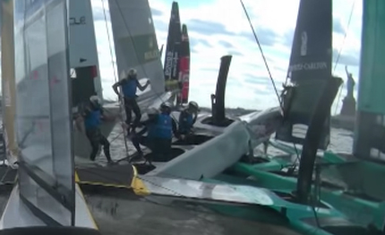 sailgp la tappa di ny si chiude con un filotto tra usa brasile red bull italy