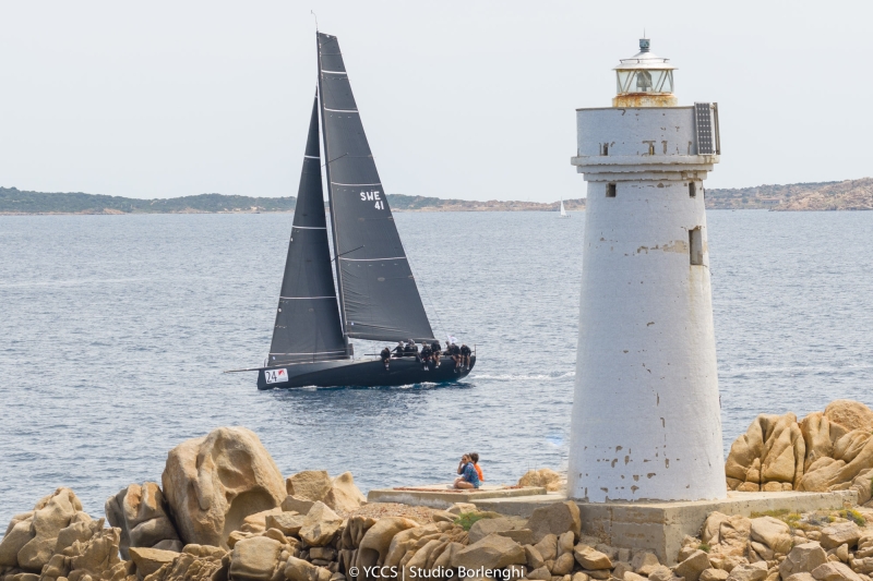 range rover sardinia cup partenza spettacolare rorc yccs guidano la classifica