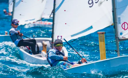 gaeta una giornata finale con un bel vento per la coppa primavela