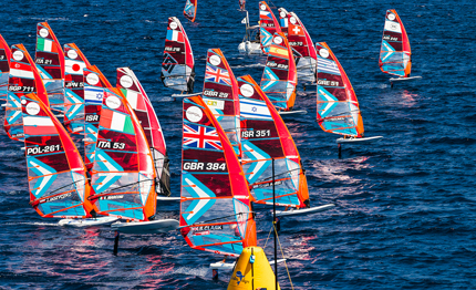 mondiale iqfoil youth saoncella pacchiotti in medal series