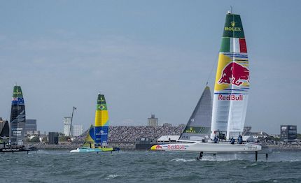sailgp luci ombre portsmouth per red bull italy