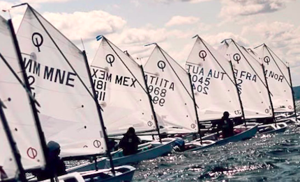 europeo optimist giorgio nibbi sale al secondo posto italia sogna il podio gdynia