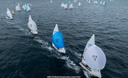 enoshima mondiale 470 berta calabr 242 chiudono le qualifiche con una vittoria