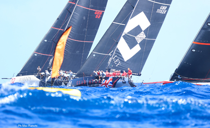 52 super series platoon aviation prende il largo lanzarote