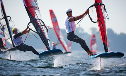 mondiali iqfoil u23 pilloni domina anche nello slalom falcioni entra nella top ten