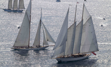 les voiles de saint tropez opere arte in navigazione