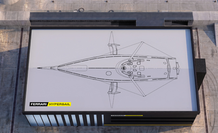 ferrari hypersail sceglie livorno per la sua nuova base