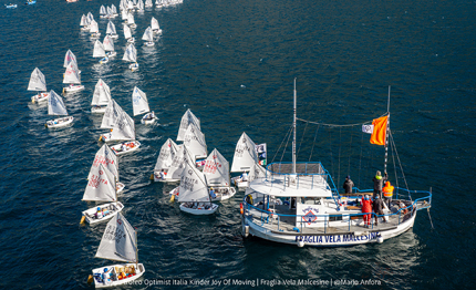 malcesine seconda giornata del trofeo optimist italia