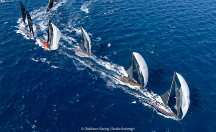 clubswan 50 il mondiale arriva napoli quattro barche italiane caccia del titolo