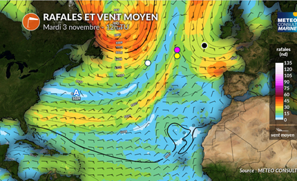 route du rhum partenza con il vento in poppa rotta nord verso irlanda le azzorre